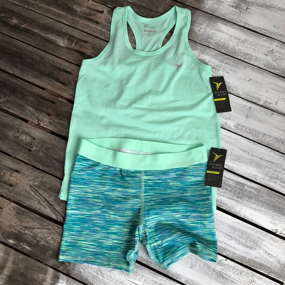 Old Navy Active Tank And Shorts